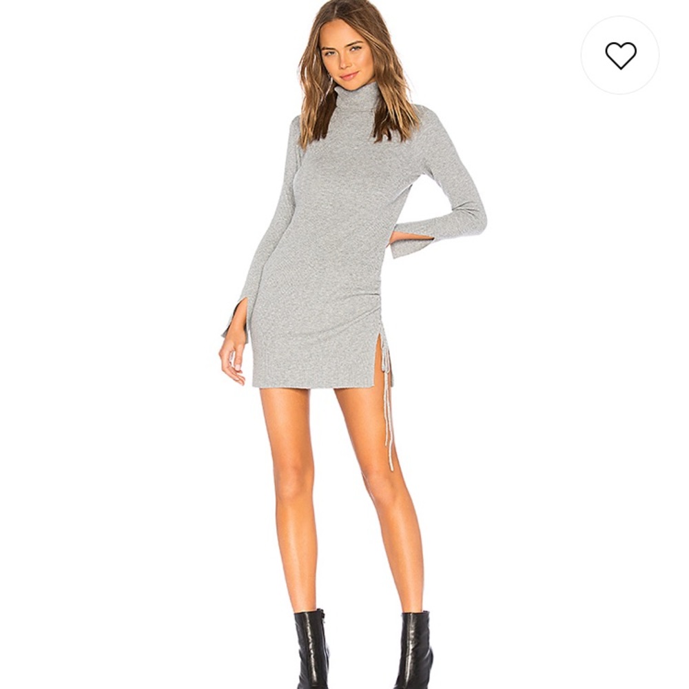 Lovers + friends grey sweater dress